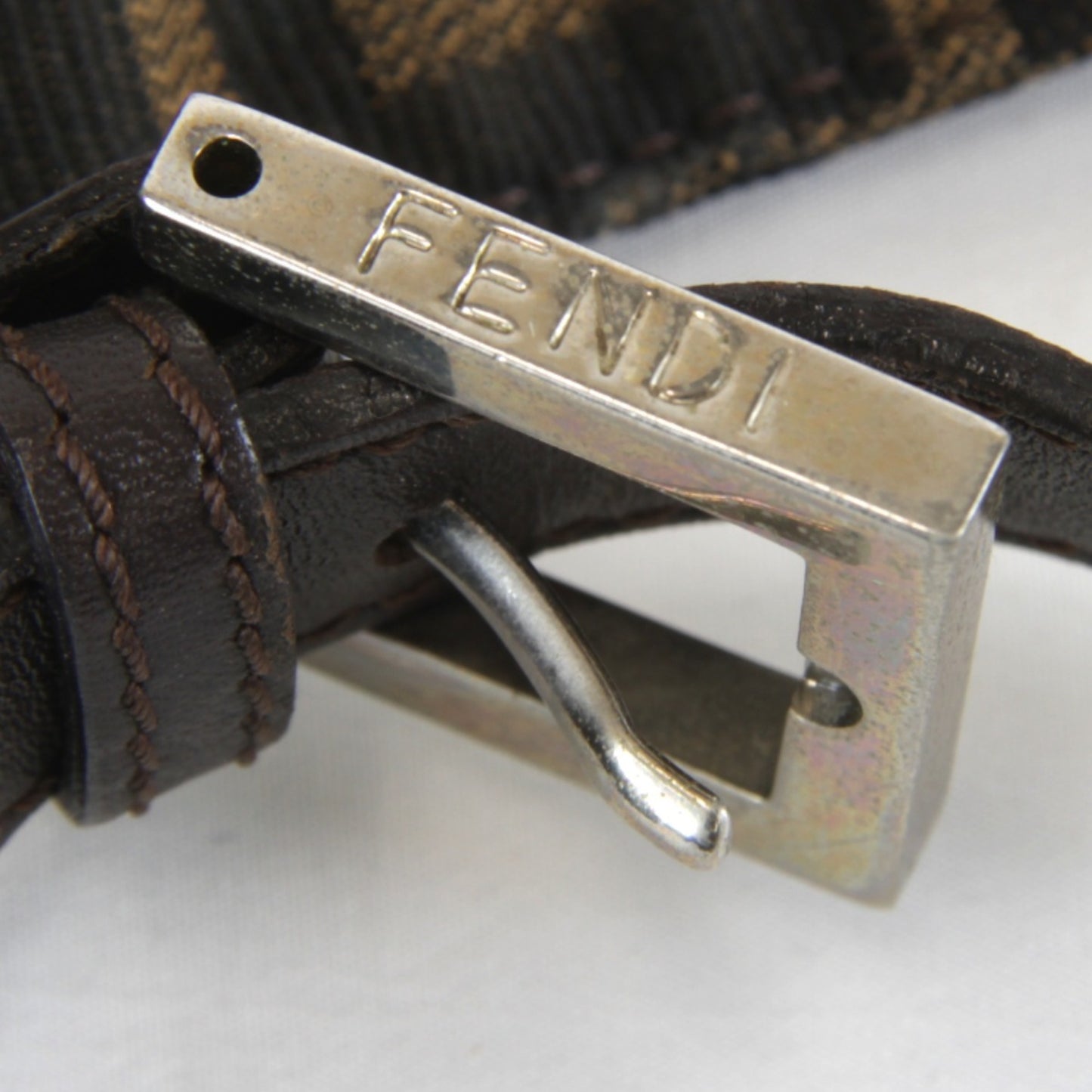 Fendi Zucca Mamma Bucket Shoulder Bag In Brown Canvas