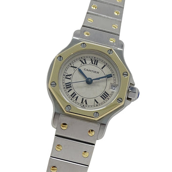 Cartier Santos Octagon Date Quartz Watch For Women