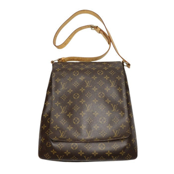 Louis Vuitton Louis Vuitton Shoulder Bag Monogram Musette Canvas M51256 Brown Lv