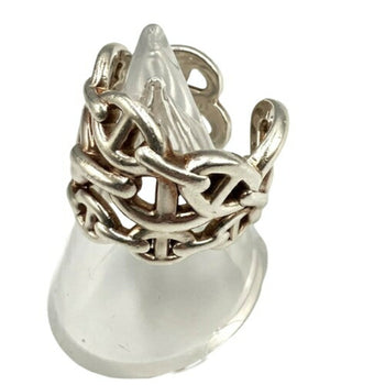 Hermes Hermes Chaine D'Ancre Anchaine Gm Ring Ag925 Size 55 Silver