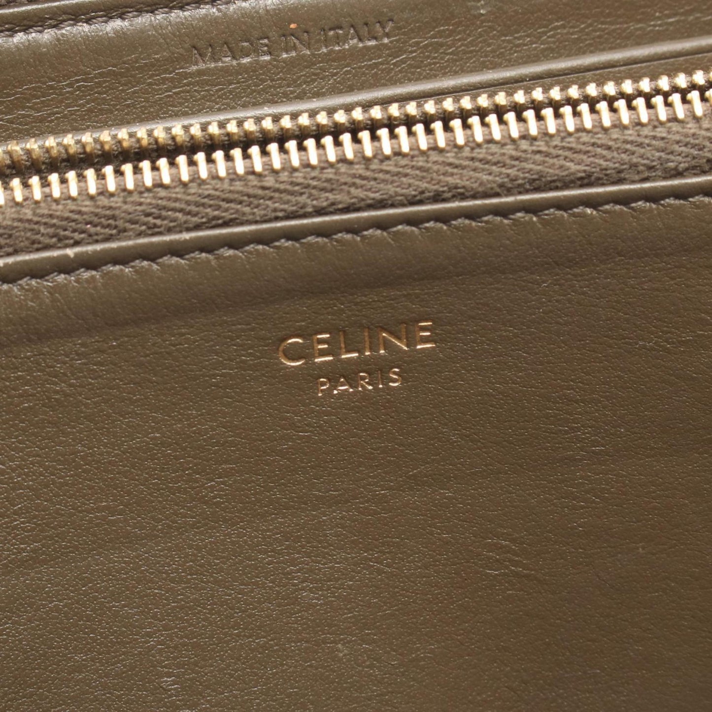 Celine C Charm Large Zipped Wallet