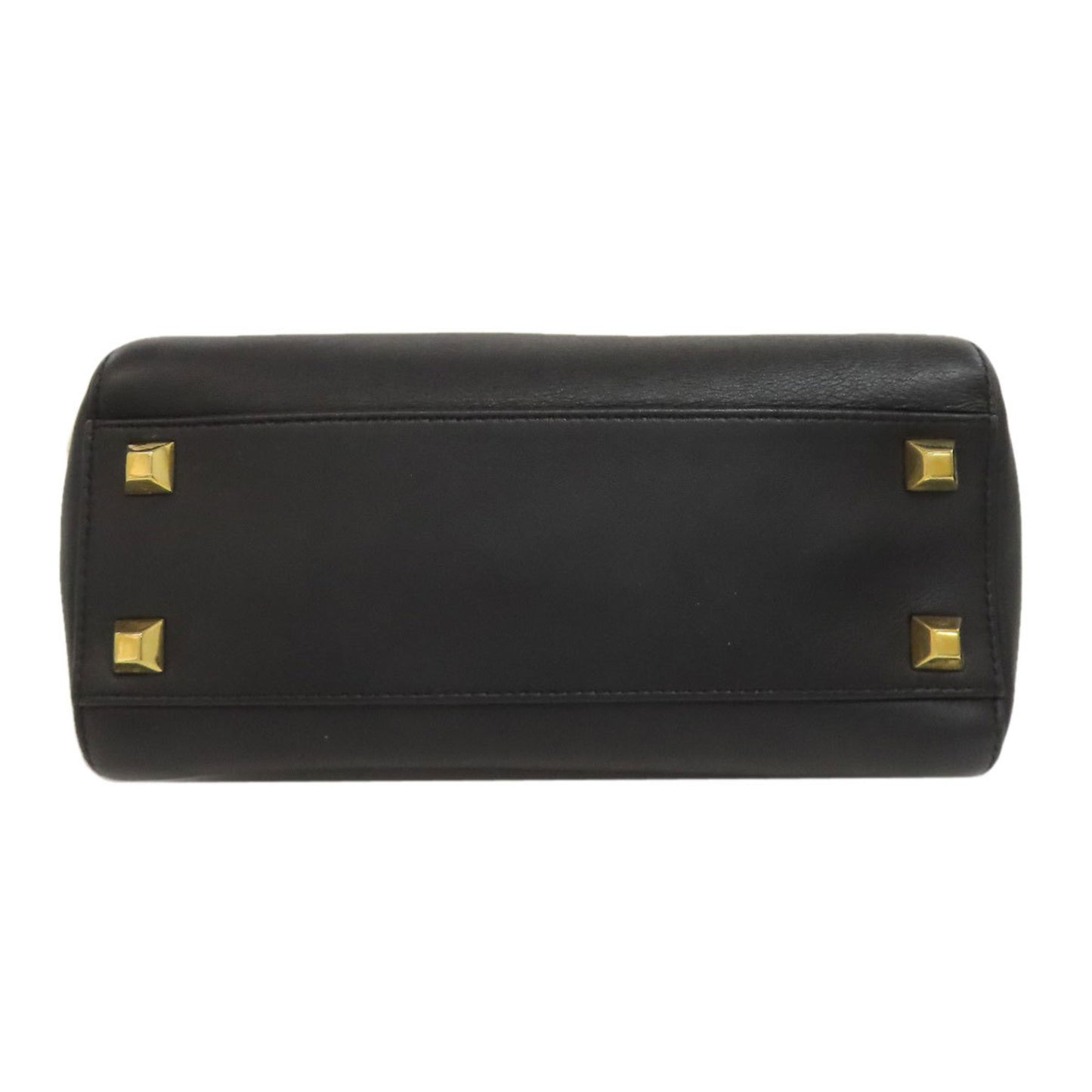 Fendi Peekaboo Mini Gold Edition 2-Way Handbag In Calfskin