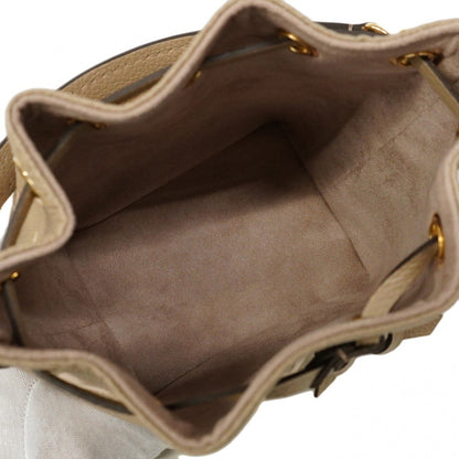 Louis Vuitton Monogram Empreinte Two-Tone Nano Noe Shoulder Bag M46291 Tourterelle Creme