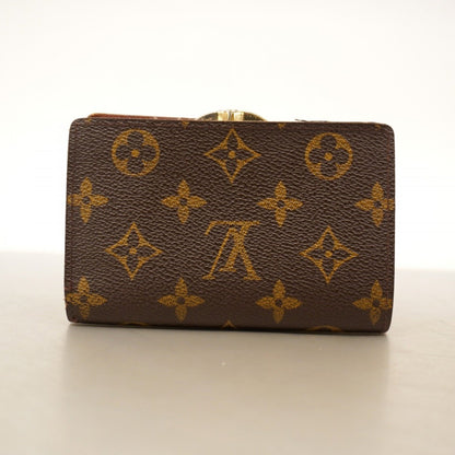 Louis Vuitton Monogram Porte Monnaie Bi-Fold Wallet M61663 Brown