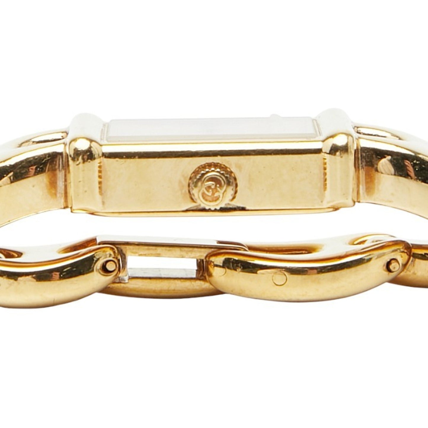 Gucci 1800L Quartz Watch With White Dial And Stainless Steel