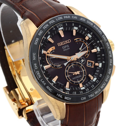 Seiko Sbxb060 8X53-0Af0-2 Astron Novak Djokovic Collaboration 3000 Limited Edition Watch Gp Leather