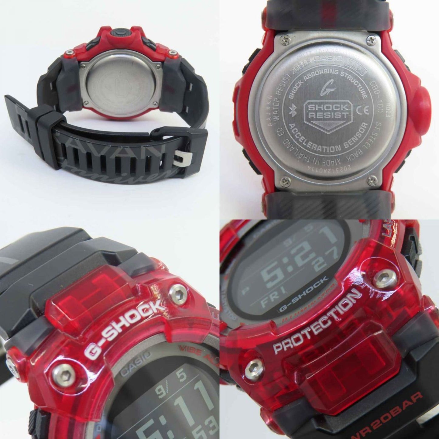 Casio G-Shock Nissan Caravan 50Th Anniversary Bluetooth G-Squad Gbd-100Sm-4A1Jf Quartz Wristwatch