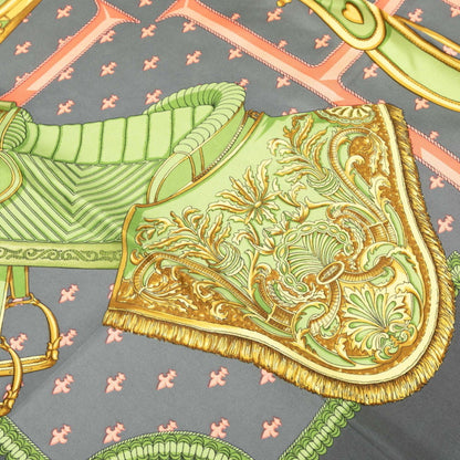Hermes Herms Carr 90 Selles A Housse Scarf/Muffler