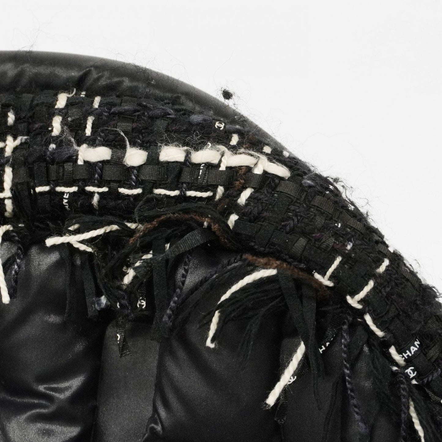 Chanel Doudaune Backpack/Daypack In Nylon And Tweed