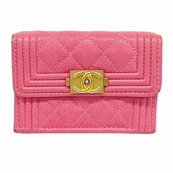 Chanel Boy Tri-Fold Wallet