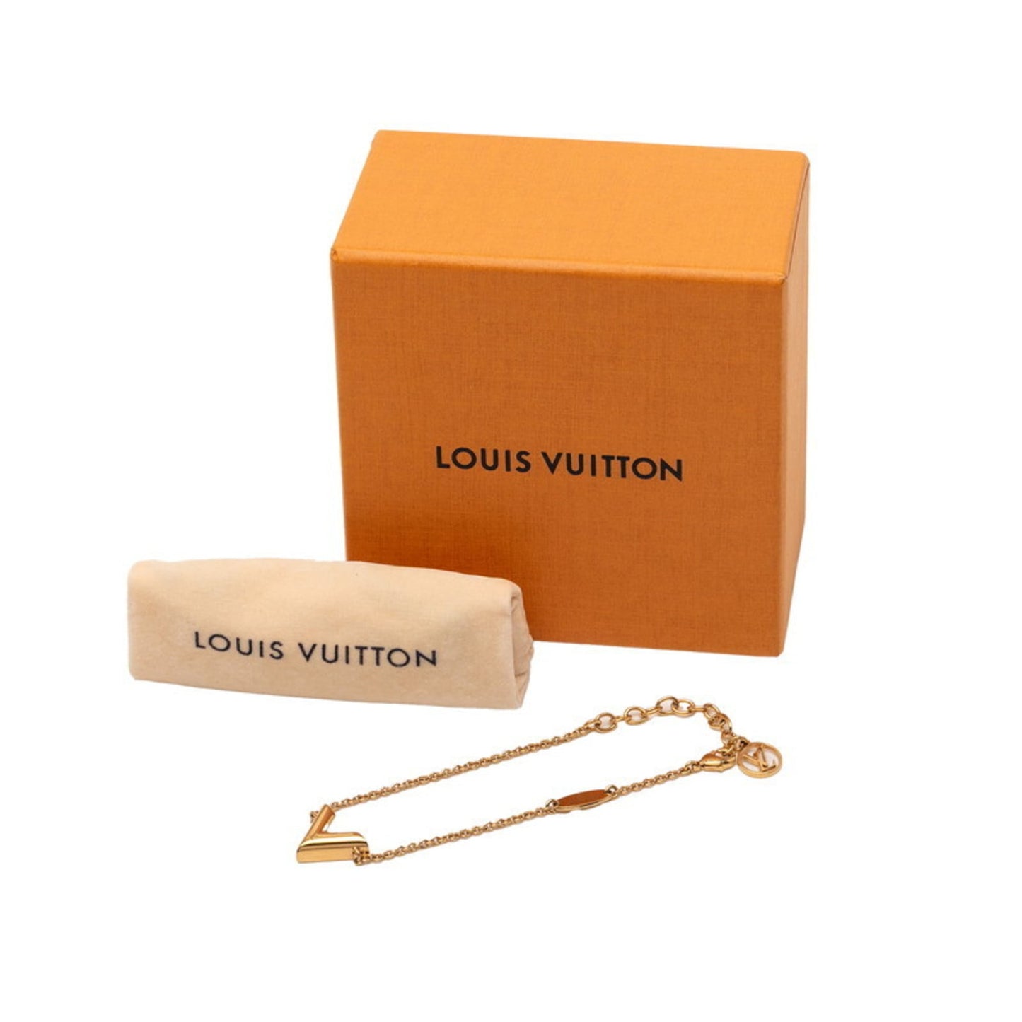 Louis Vuitton Essential V Bracelet M61084 Gold Plated