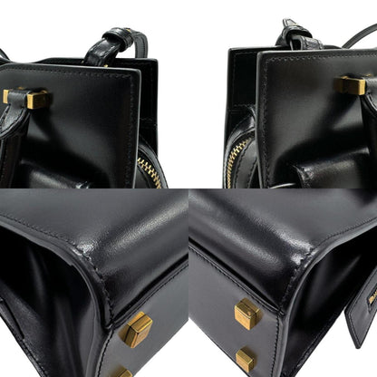 Saint Laurent Saint Laurent Handbag Shoulder Bag Uptown Small Leather Black Gold