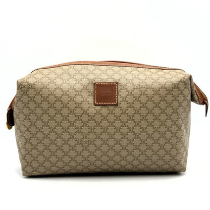 Celine Mc912 Pouch Clutch Bag In Macadam Beige