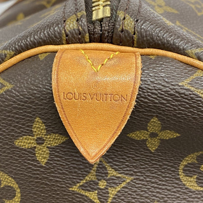Louis Vuitton Monogram Keepall 55 Boston Bag M41424 Brown