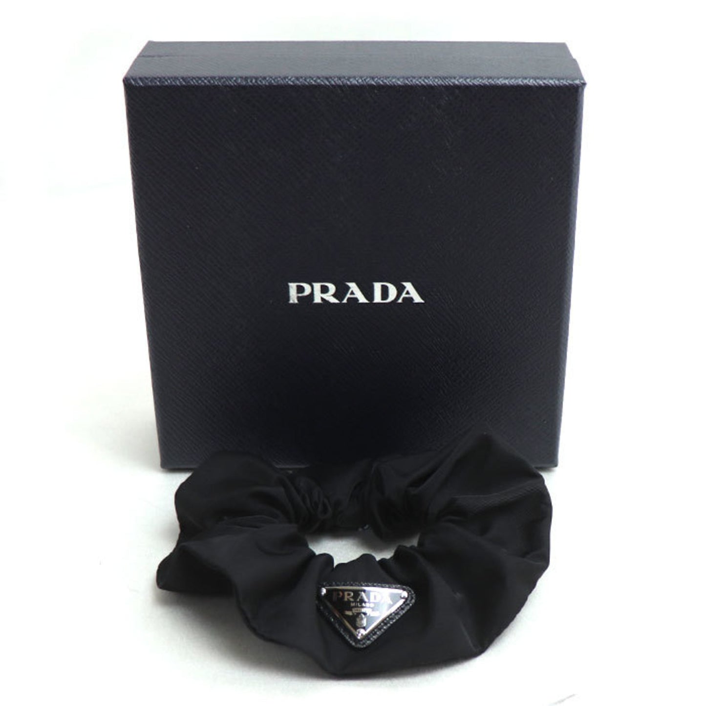 Prada Recycled Nylon Hair Scrunchie 1F015 2Dmi F0002