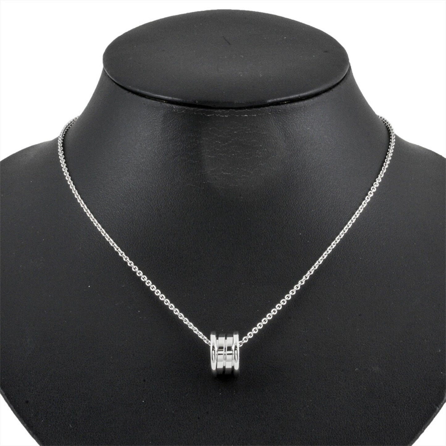 Bvlgari B.Zero1 Pendant Necklace In 18K White Gold (11.9G)