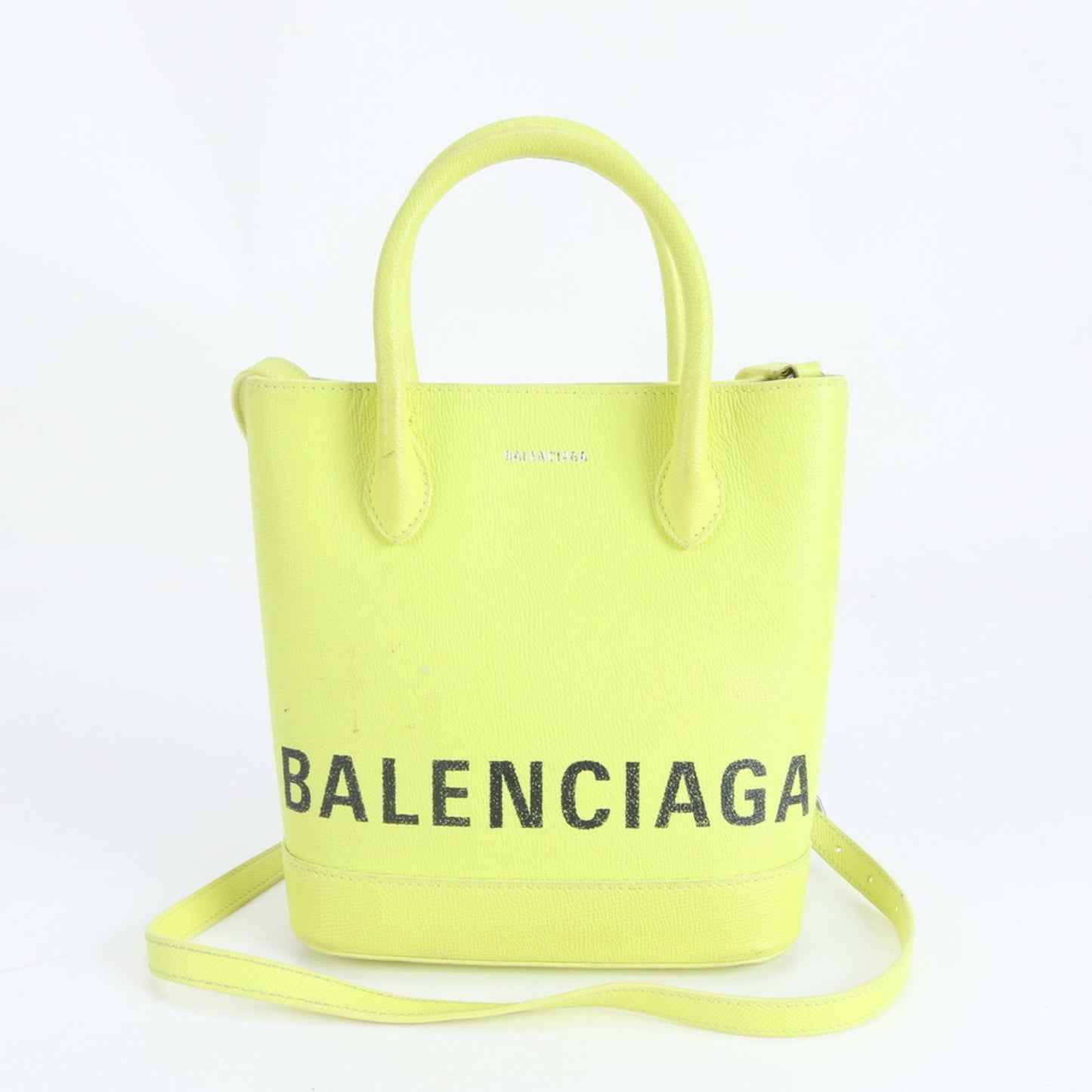 Balenciaga Ville Xxs Leather 2-Way Shoulder/Crossbody Bag (569856) - Hand Tote