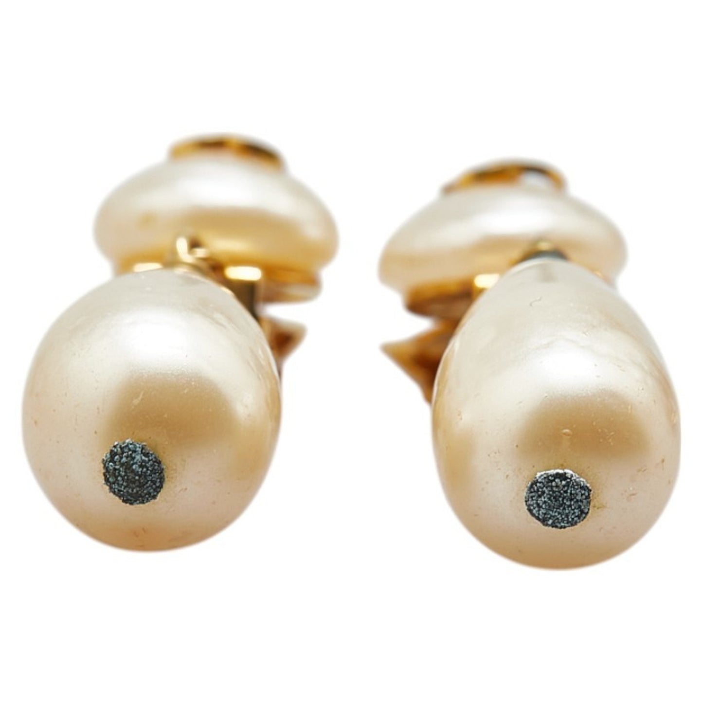 Chanel Coco Mark Pearl Earrings