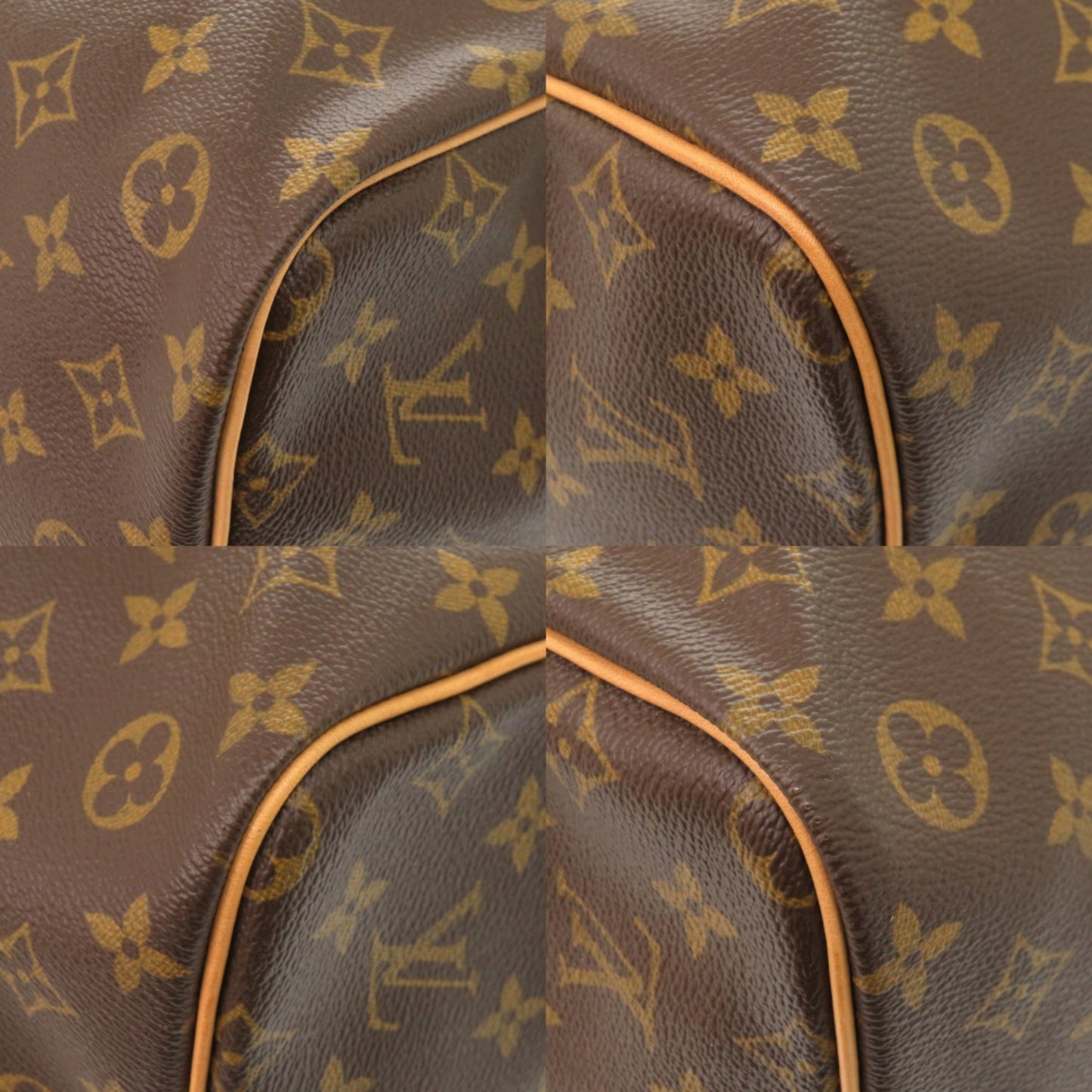 Louis Vuitton Keepall Bandouliere 60 Monogram M41412 Canvas Brown Boston Bag 0742 Louis Vuitton