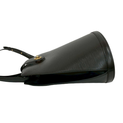 Louis Vuitton Cluny Epi Leather Turnlock Shoulder Bag In Noir