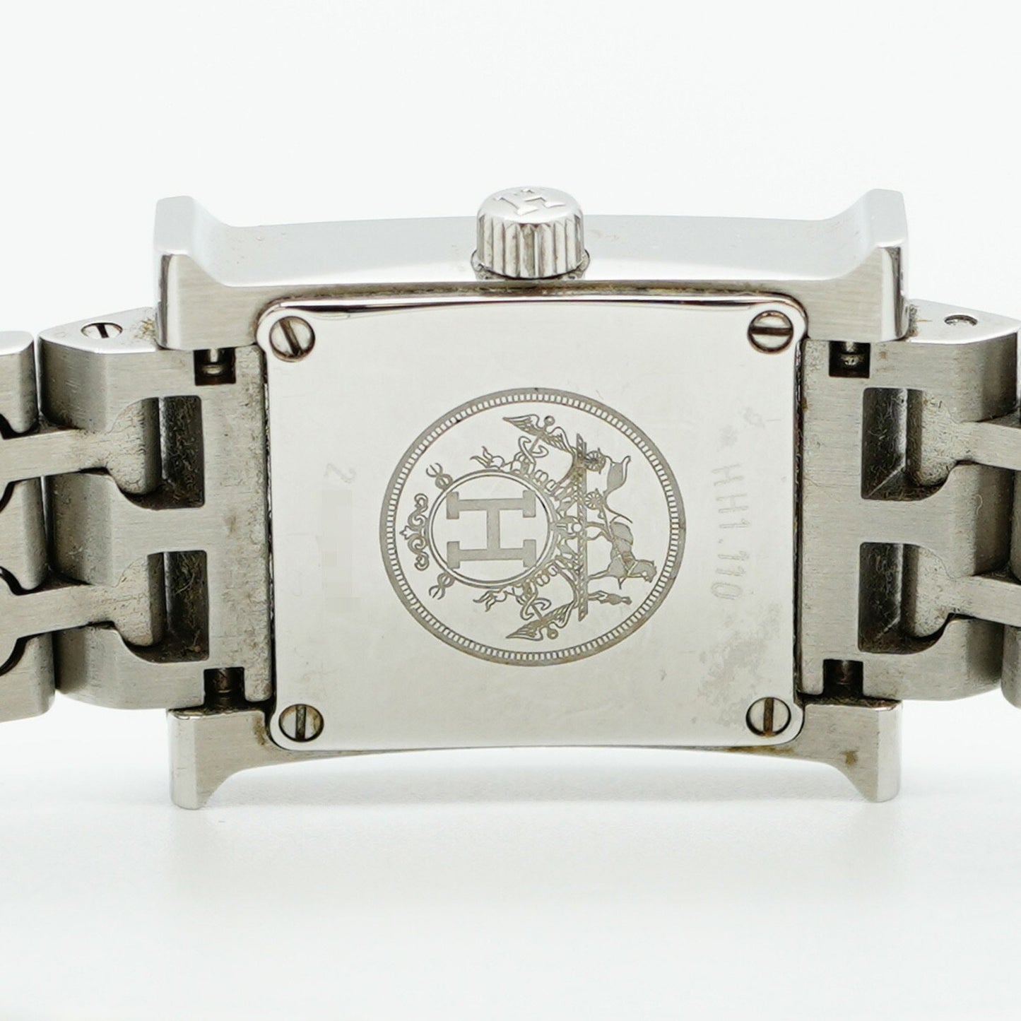 Herms H Watch Hh1.110 Pink Dial