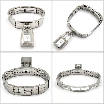 Hermes Kelly Watch Ke4.110 White Dial Stainless Steel S