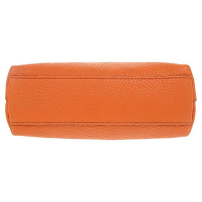 Prada Leather Orange Pouch 0778Prada