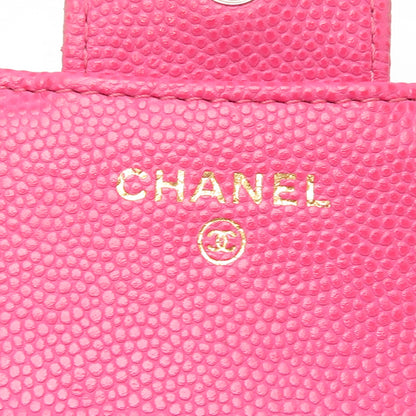 Calfskin Chanel Wallet (Tri-Fold) Grained