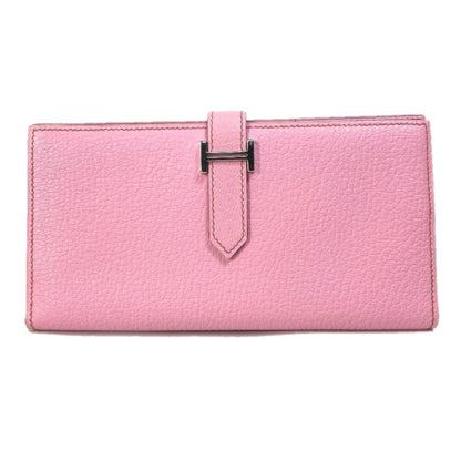 Hermes H Hardware Bearn Souffle Bifold Long Wallet Chevre