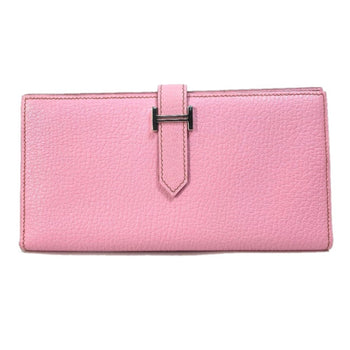 Hermes H Hardware Bearn Souffle Bifold Long Wallet Chevre