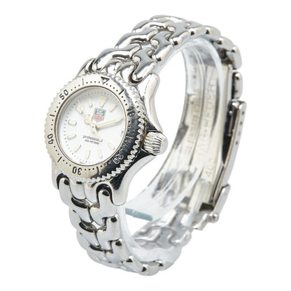 Tag Heuer Sel Watch S90.808 Quartz White Dial Stainless Steel