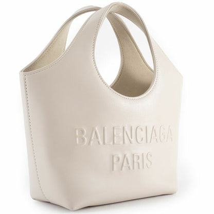 Balenciaga Mary Kate Xs Tote Bag 747036 In Cream Leather