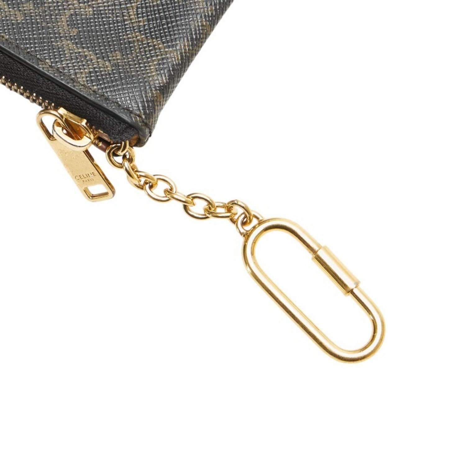 Celine Triomphe Wallet/Coin Case In Brown