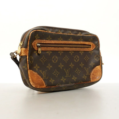 Louis Vuitton Monogram Marly Dragonne Gm Clutch Bag M51825 Brown