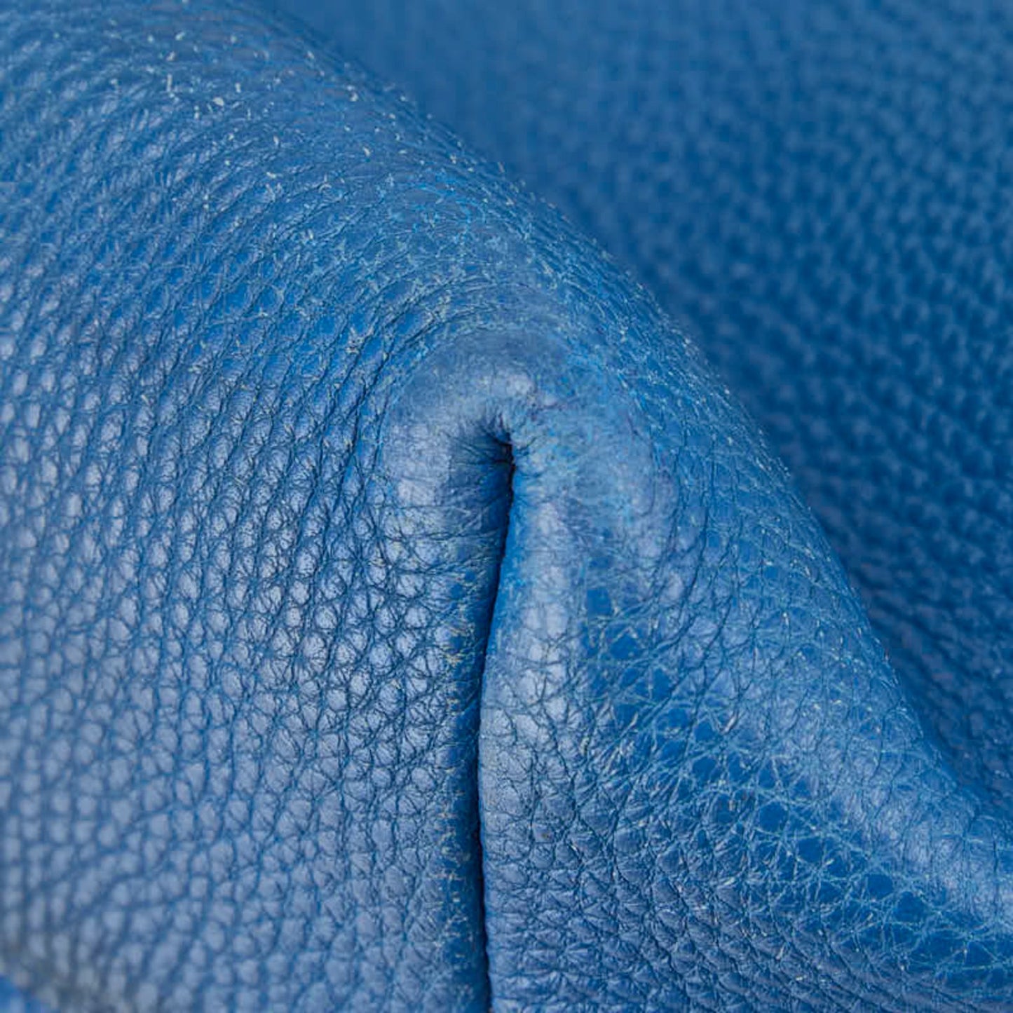 Prada 2-Way Handbag/Shoulder Bag In Blue Leather