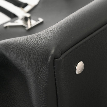 Louis Vuitton Louis Vuitton Lock Me Day Black M53730 Women'S Grained Calfskin 2-Way Bag