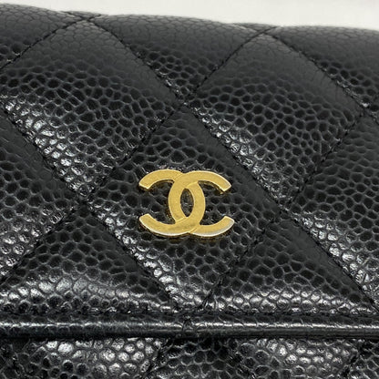 Chanel Matelasse Caviar Leather Long Wallet