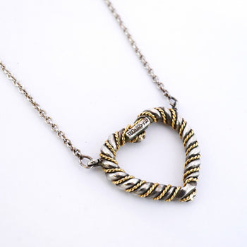 Tiffany Twisted Heart Necklace In 18K Yellow Gold