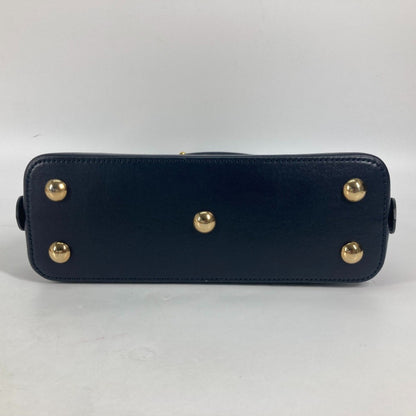 Gucci 621220 Horsebit 1955 2Way Shoulder Bag Shoulder Bag Crossbody Hand Bag Beige X Dark Navy