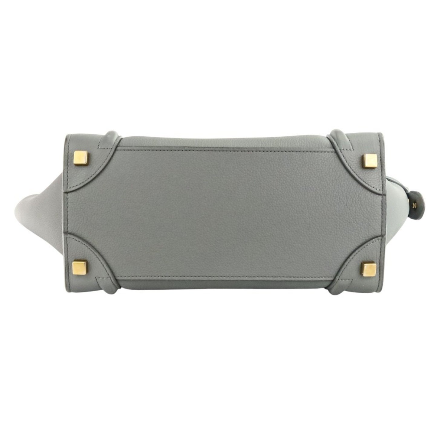 Celine Luggage Bag Micro Shopper Tote Gray