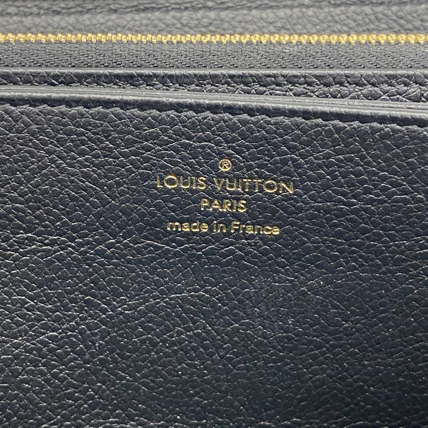 Louis Vuitton Monogram Empreinte Zippy Wallet M61864 Noir