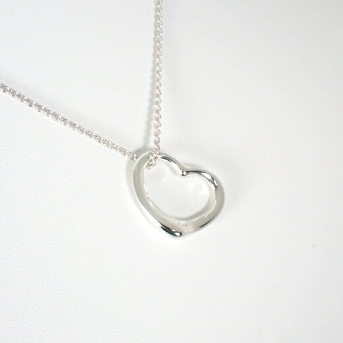 Tiffany 925 Heart Pendant Necklace