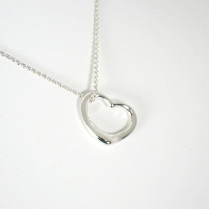 Tiffany 925 Heart Pendant Necklace