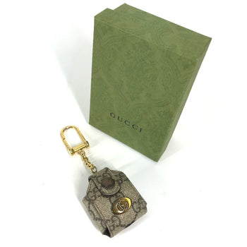 Gucci 596720 Gg Supreme Airpods Case Apple Earphone Canvas