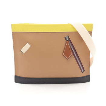 Hermes Hermes Colormatic Horizontal Chai Nata Lime Fauve Shoulder Bag Veau Swift Vau Barenia
