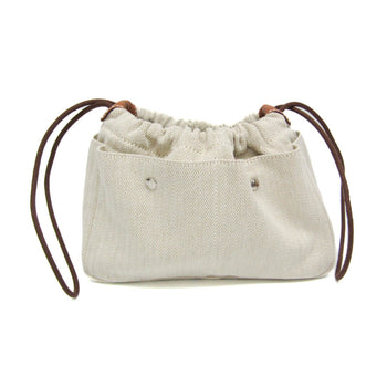 Hermes Fourbi 20 Women'S Toile Chevron