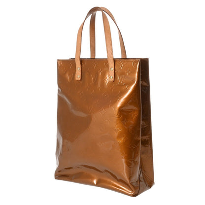 Louis Vuitton Monogram Vernis Reed Mm Bronze M91143 Women'S Handbag