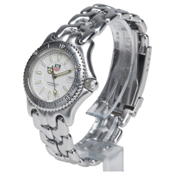 Tag Heuer Cell Watch Wg1312-0 Quartz White Dial Stainless Steel