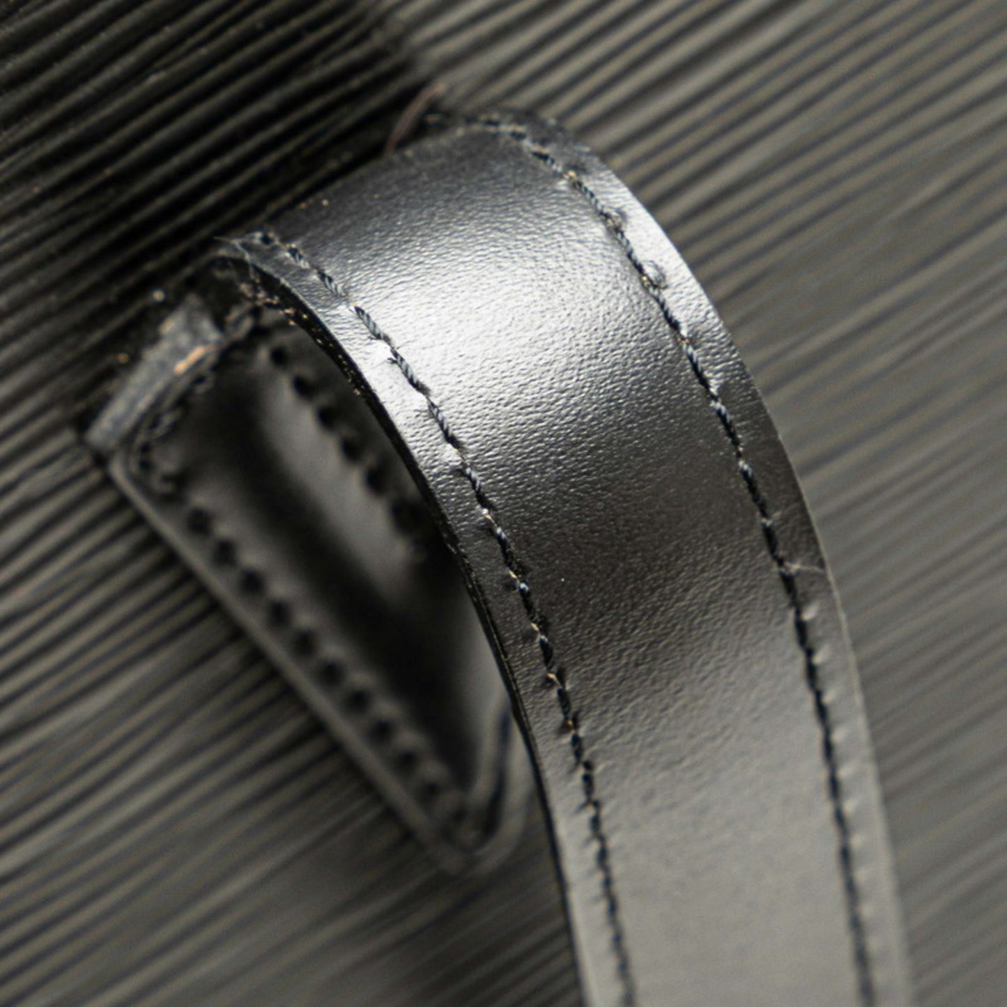 Louis Vuitton Epi Lussac Shoulder Bag/Tote Bag M52282 Noir Black Leather