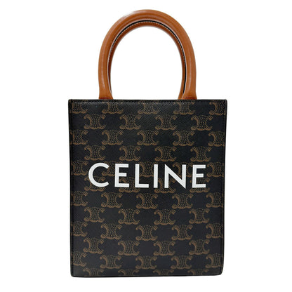 Celine Women'S Triomphe Canvas Mini Vertical Handbag/Shoulder Bag